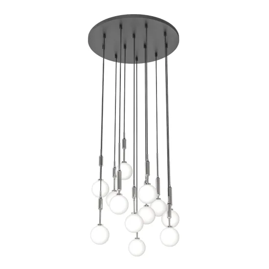 Orlicki Design Ero XII Cromo 60 króm-fehér függesztett lámpa (OR-OR85389) G9 12 izzós IP20