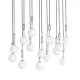 Orlicki Design Ero XIV Cromo 80x25 króm-fehér függesztett lámpa (OR-OR85471) G9 14 izzós IP20