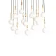 Orlicki Design Ero XIV Gold 80x25 arany-fehér függesztett lámpa (OR-OR85488) G9 14 izzós IP20