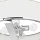 Orlicki Design Gerdo Cromo króm-fehér függesztett lámpa (OR-OR84801) E27 4 izzós IP20