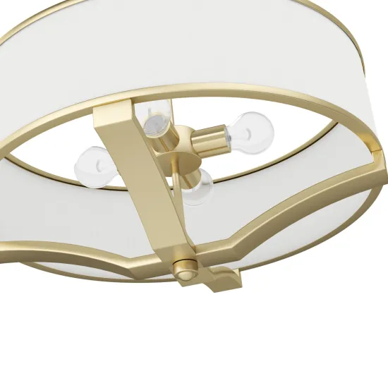 Orlicki Design Gerdo Old Gold antik arany-fehér függesztett lámpa (OR-OR84818) E27 4 izzós IP20
