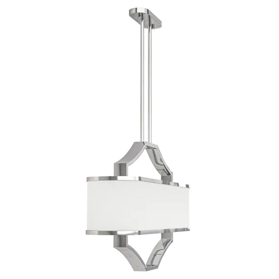 Orlicki Design Gerdo Ovale Cromo króm-fehér függesztett lámpa (OR-OR84849) E14 6 izzós IP20