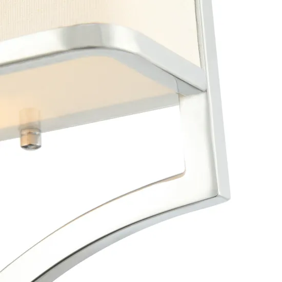 Orlicki Design Gerdo Parette Cromo króm-fehér fali lámpa (OR-OR84504) E14 2 izzós IP20