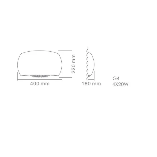 Orlicki Design Lexus Parette Claro króm-átlátszó kristály mennyezeti lámpa (OR-OR81619) G4 4 izzós IP20