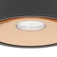 Orlicki Design Neo Nero Slim LED / Ufo Gold fekete LED mennyezeti lámpa (OR-OR83996) LED 1 izzós IP20