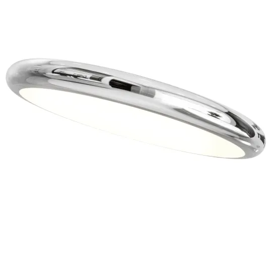 Orlicki Design Piatto Cromo 80 króm-fehér LED mennyezeti lámpa (OR-OR81190) LED 1 izzós IP20