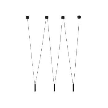 Orlicki Design Viva III Nero fekete függesztett lámpa (OR-OR84320) G9 3 izzós IP20