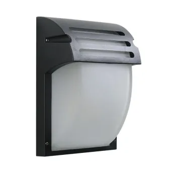 Prezent Amalfi szürke-átlátszó vízvédett kültéri fali lámpa (PRE-39038) E27 1 izzós IP44