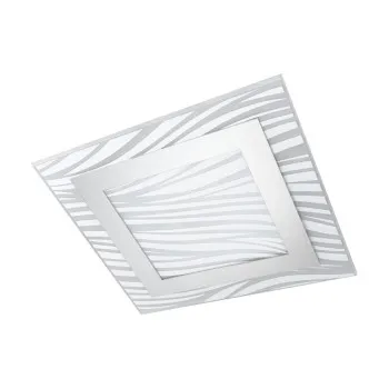 Prezent Epsylon króm-fehér mennyezeti lámpa (PRE-45105) E27 2 izzós IP20