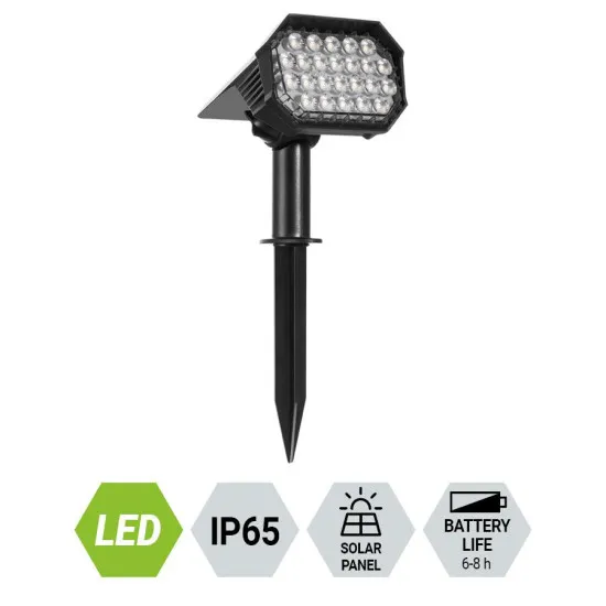 Prezent Fold fekete LED kültéri leszúrható lámpa (PRE-65285) LED 1 izzós IP65