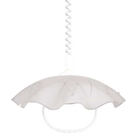 Prezent Lyra fehér függesztett lámpa (PRE-45145) E27 1 izzós IP23