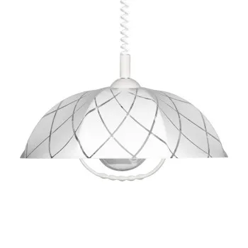 Prezent Lyra fehér függesztett lámpa (PRE-47001L02) E27 1 izzós IP20