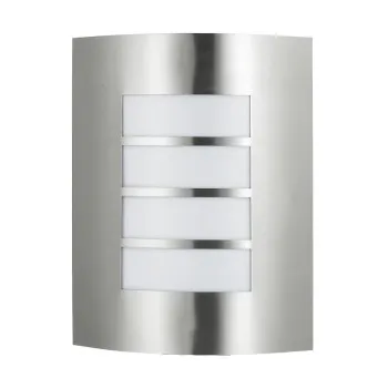 Prezent Memphis acél-fehér vízvédett kültéri fali lámpa (PRE-61000) E27 1 izzós IP44