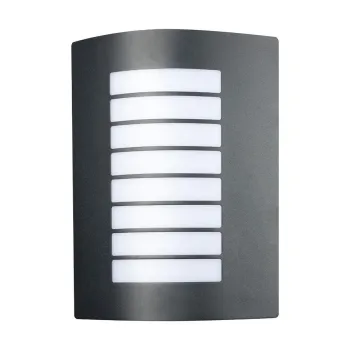 Prezent Memphis szürke-fehér vízvédett kültéri fali lámpa (PRE-66010) E27 1 izzós IP44