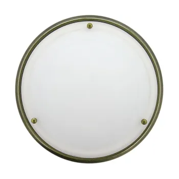 Prezent Neptun bronz-fehér vízvédett mennyezeti lámpa (PRE-425) E27 1 izzós IP44 Prezent Neptun bronz-fehér vízvédett mennyezeti lámpa (PRE-425) E27 1 izzós IP44
