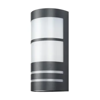 Prezent Newark szürke-fehér vízvédett kültéri fali lámpa (PRE-66011) E27 1 izzós IP44