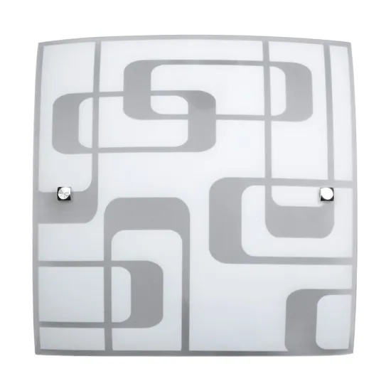 Prezent Qido króm-fehér mennyezeti lámpa (PRE-1383) E27 2 izzós IP20