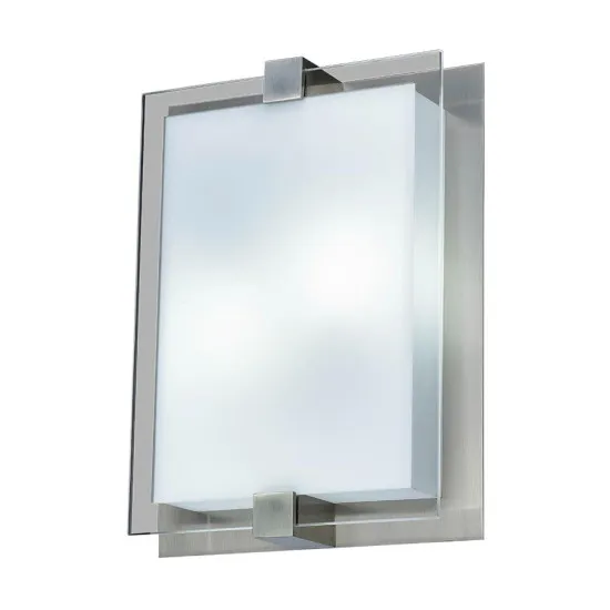 Prezent Sharp króm-fehér mennyezeti lámpa (PRE-62011) E27 4 izzós IP20