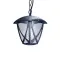 Prezent Split fekete-átlátszó vízvédett kültéri függesztett lámpa (PRE-39030) E27 1 izzós IP44