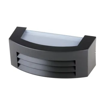 Prezent Terst szürke-fehér vízvédett LED kültéri fali lámpa (PRE-61023) E27 1 izzós IP44