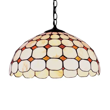 Prezent Tiffany színes függesztett Tiffany lámpa (PRE-100) E27 2 izzós IP20