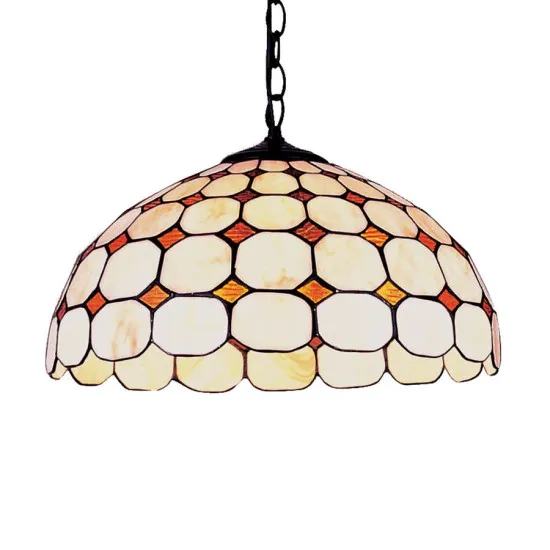 Prezent Tiffany színes függesztett Tiffany lámpa (PRE-100) E27 2 izzós IP20