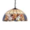 Prezent Tiffany színes függesztett Tiffany lámpa (PRE-103) E27 2 izzós IP20