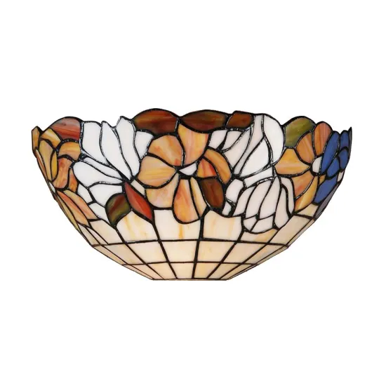Prezent Tiffany színes Tiffany fali lámpa (PRE-108) E14 1 izzós IP20