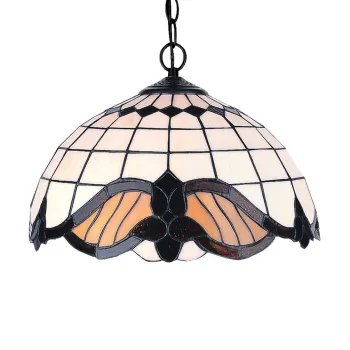 Prezent Tiffany színes függesztett Tiffany lámpa (PRE-146) E27 2 izzós IP20
