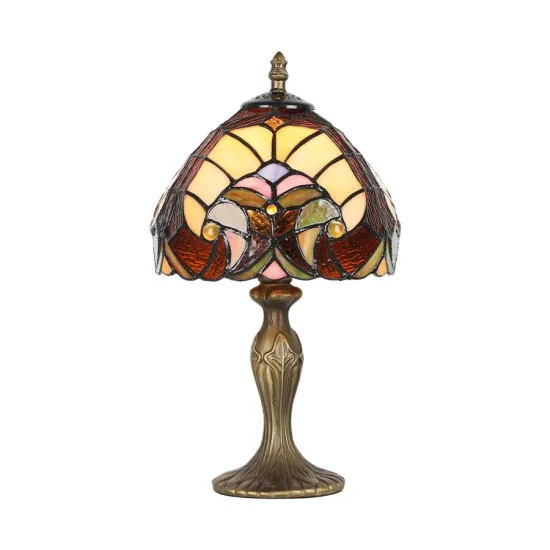 Prezent Tiffany színes Tiffany asztali lámpa (PRE-1701) E14 1 izzós IP20 Prezent Tiffany színes Tiffany asztali lámpa (PRE-1701) E14 1 izzós IP20