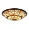 Prezent Tiffany színes mennyezeti Tiffany lámpa (PRE-1712) E27 3 izzós IP20