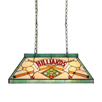 Prezent Tiffany színes függesztett Tiffany lámpa (PRE-1715) E27 3 izzós IP20