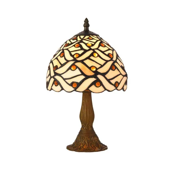 Prezent Tiffany színes Tiffany asztali lámpa (PRE-224) E14 1 izzós IP20