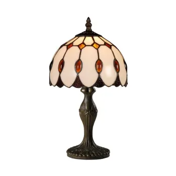 Prezent Tiffany színes Tiffany asztali lámpa (PRE-227) E14 1 izzós IP20