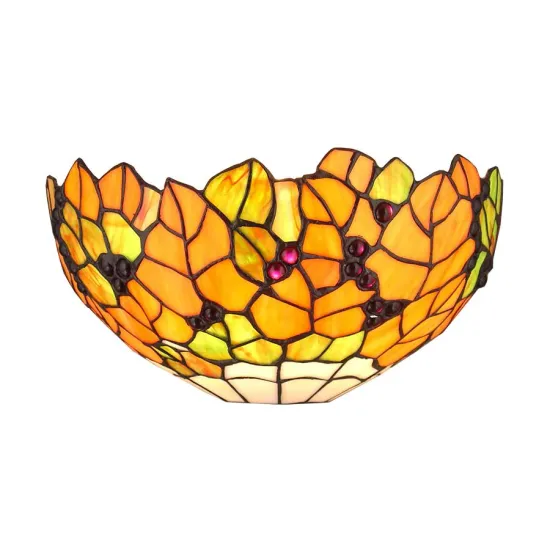 Prezent Tiffany színes Tiffany fali lámpa (PRE-73) E14 1 izzós IP20 Prezent Tiffany színes Tiffany fali lámpa (PRE-73) E14 1 izzós IP20