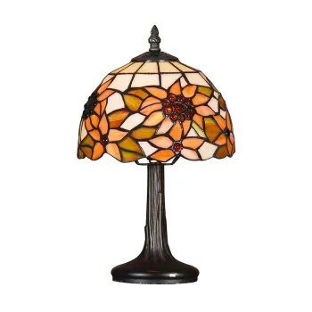 Prezent Tiffany színes Tiffany asztali lámpa (PRE-88) E14 1 izzós IP20