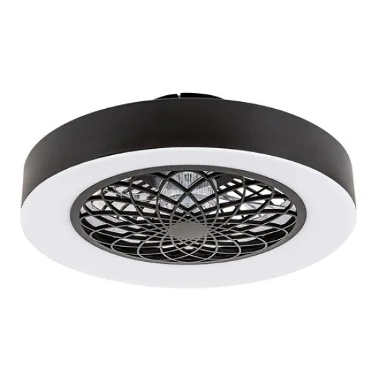 Rábalux Adonias fekete-fehér LED mennyezeti csillár ventilátor (RAB-5419) LED 1 izzós IP20