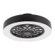 Rábalux Adonias fekete-fehér LED mennyezeti csillár ventilátor (RAB-5419) LED 1 izzós IP20