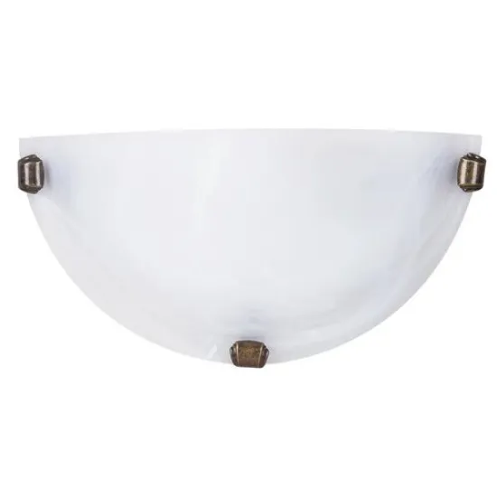 Rábalux Alabastro fehér alabástrom-bronz fali lámpa (RAB-3003) E27 1 izzós IP20