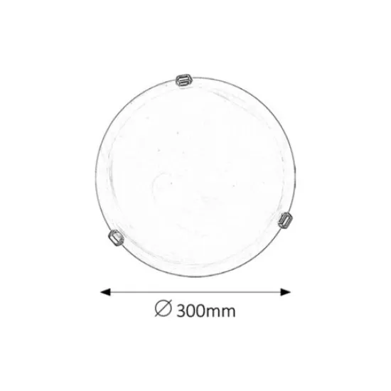 Rábalux Alabastro fehér alabástrom-króm mennyezeti lámpa (RAB-3202) E27 1 izzós IP20