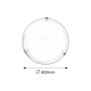 Rábalux Alabastro fehér alabástrom-bronz mennyezeti lámpa (RAB-3303) E27 2 izzós IP20