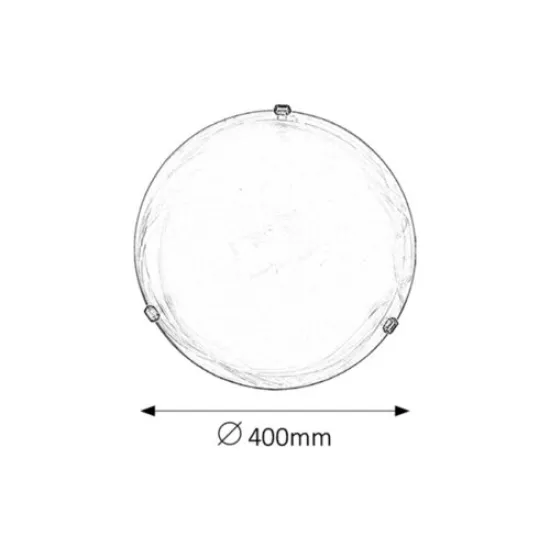 Rábalux Alabastro fehér alabástrom-bronz mennyezeti lámpa (RAB-3303) E27 2 izzós IP20