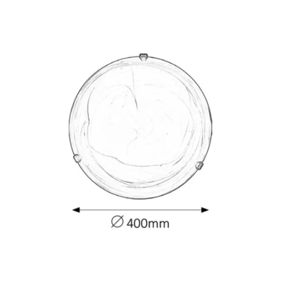 Rábalux Alabastro tobacco alabástrom-bronz mennyezeti lámpa (RAB-3353) E27 2 izzós IP20