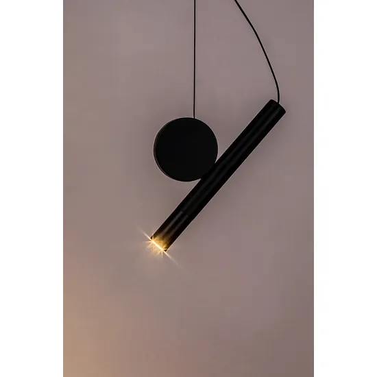 Rábalux Alaric fekete LED függesztett lámpa (RAB-72278) LED 1 izzós IP20