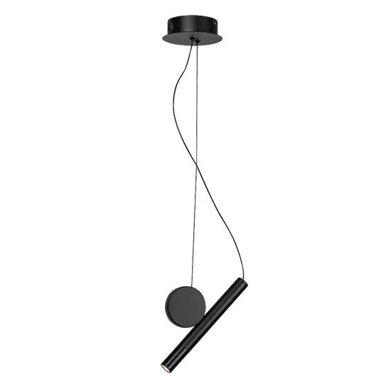 Rábalux Alaric fekete LED függesztett lámpa (RAB-72278) LED 1 izzós IP20