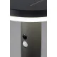 Rábalux Alaska antracit-fehér LED kültéri napelemes mozgásérzékelős állólámpa (RAB-77018) LED 1 izzós IP44