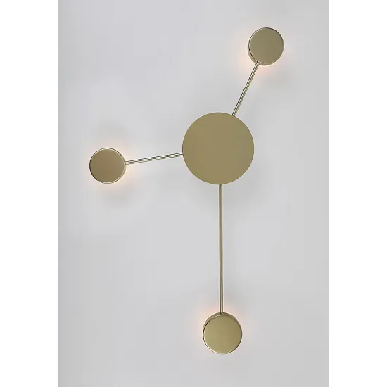Rábalux Amadeo pezsgő arany LED fali lámpa (RAB-71275) LED 1 izzós IP20