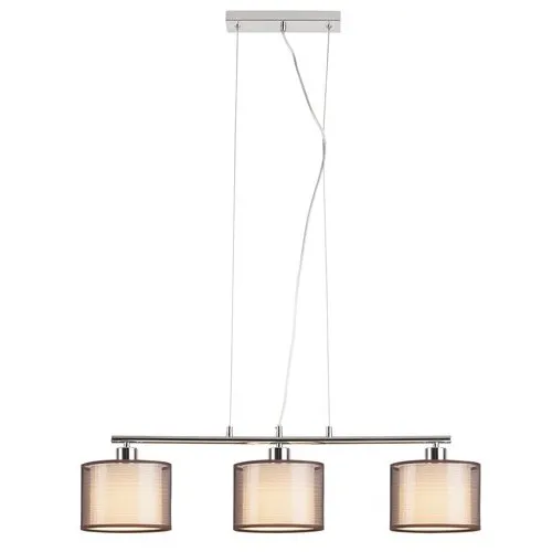 Rábalux Anastasia barna-krróm függesztett lámpa (RAB-2630) E27 3 izzós IP20