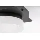 Rábalux Attichus matt fekete-fehér LED fürdőszobai mennyezeti lámpa (RAB-75001) LED 1 izzós IP44