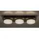 Rábalux Attichus matt fekete-fehér LED fürdőszobai mennyezeti lámpa (RAB-75003) LED 1 izzós IP44